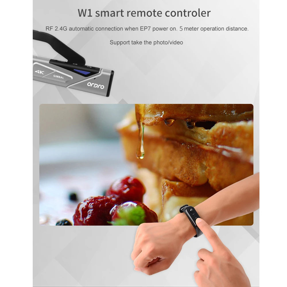 Vlog Video Camera Head Wearable Ordro EP7 FPV 4K 60fps Blogger YouTube Digital Camcorder Filmadora Full HD Gimbal Antishake