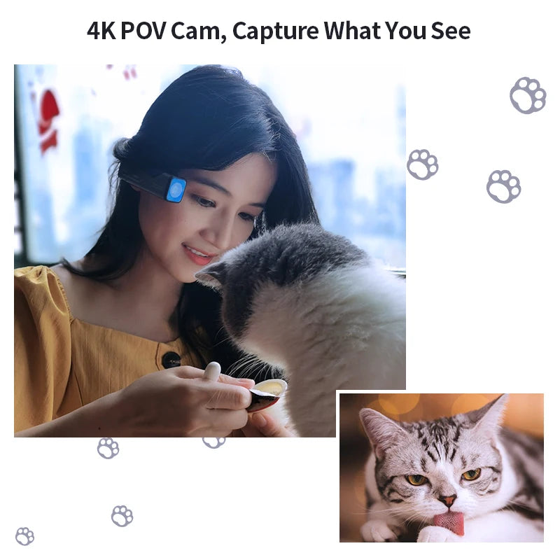Vlog Video Camera Head Wearable Ordro EP7 FPV 4K 60fps Blogger YouTube Digital Camcorder Filmadora Full HD Gimbal Antishake