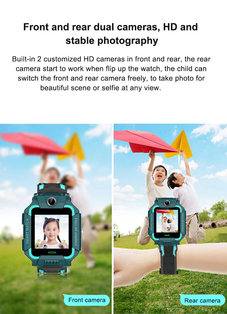 Kids Smart Watch Waterproof IP67 SOS Antil-lost Phone Call Baby 2G SIM Card Location Tracker Smartwatch For Children Gifts